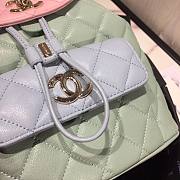 Chanel Grained Calfskin pink Backpack AS1371 - 3