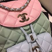 Chanel Grained Calfskin pink Backpack AS1371 - 2