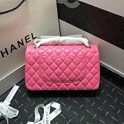 Chanel classic flap bag pink - 6