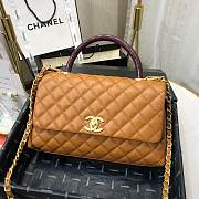 Chanel Coco Grained Calfskin Flap Bag 29cm - 5