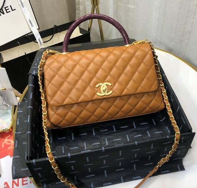 Chanel Coco Grained Calfskin Flap Bag 29cm - 1