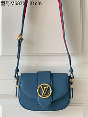 Louis Vuitton Pont 9 Soft Blue MM M58967 - 6