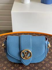 Louis Vuitton Pont 9 Soft Blue MM M58967 - 3