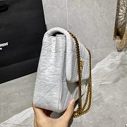 YSL Jamie White Medium Bag - 4