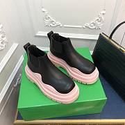 Bottega Veneta Short Boots in Black/ Pink - 5