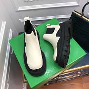 Bottega Veneta Short Boots in Black/ White - 6