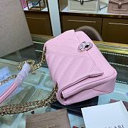 Bvlgari Serpenti Cabochon Leather Shoulder Bag Pink - 6