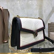 Bvlgari handbag serpenti diamond blast white bag - 2