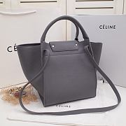 Celine Small Bag Tote Gray 183313 - 2