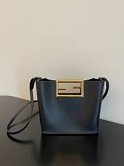 Fendi Way small leather tote black - 1