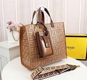 Fendi FF monogram totebag in brown F0608 - 4