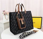 Fendi FF monogram totebag in black F0608 - 4