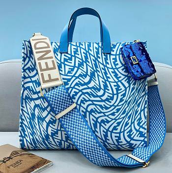 Fendi Sunshine FF Vertigo Medium Shopper Bag