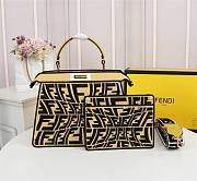 Fendi Peekaboo Iseeyou yellow  tote bag - 1