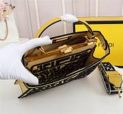 Fendi Peekaboo Iseeyou yellow  tote bag - 6