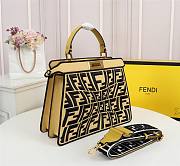 Fendi Peekaboo Iseeyou yellow  tote bag - 2