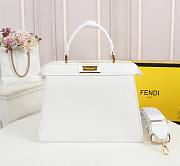 Fendi Peekaboo Iseeyou white tote bag - 4