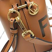 Fendi MON TRESOR brown FF leather bag - 5