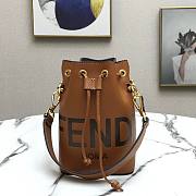 Fendi MON TRESOR brown FF leather bag - 6