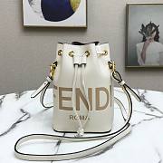 Fendi MON TRESOR white FF leather bag - 3