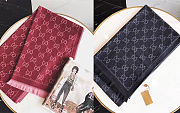 Gucci scarf red/ black  - 1