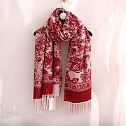 Dior scarf red/ black/ blue  - 5