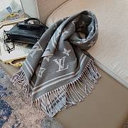 Louis Vuitton scarf black/ brown/ orange - 4