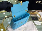 BVLgari Serpenti Forever small blue bag - 3