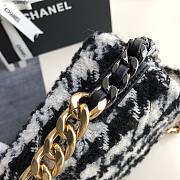 Chanel 19 Tweed Flap Bag 26cm - 3