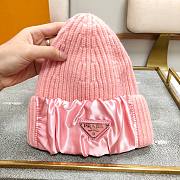 Prada hat pink/ white - 5