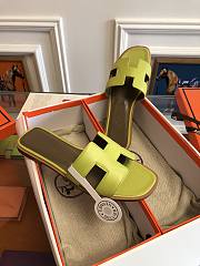 Hermes slippers Green - 3