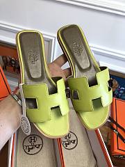 Hermes slippers Green - 2