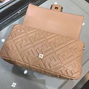 Fendi Baguette beige leather bag 32cm - 5