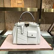 Fendi Peekaboo Pocket White Bag - 1