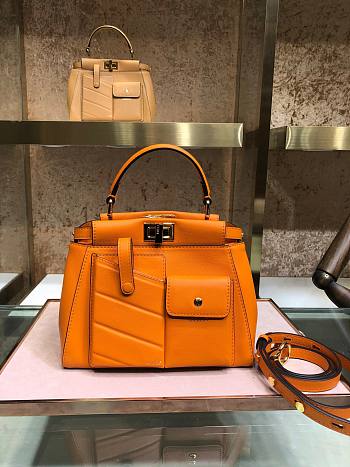 Fendi Peekaboo Pocket Orange Bag