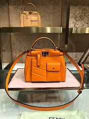 Fendi Peekaboo Pocket Orange Bag - 4