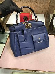 Fendi Peekaboo Pocket Blue Bag - 3