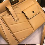 Fendi Peekaboo Pocket Yellow Bag - 3