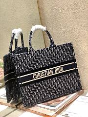 Dior book tote black line bag 41cm - 5