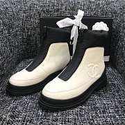 Chanel boots black / white  - 4