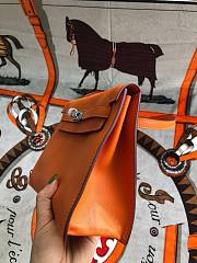 Hermes Kelly Danse Orange 22cm - 4