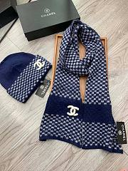 Chanel set hat and scarf  - 2