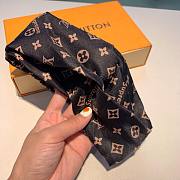 LV headband brown/ black  - 4