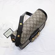 Gucci 1955 Horsebit Black Shoulder Bag - 6