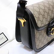 Gucci 1955 Horsebit Black Shoulder Bag - 3