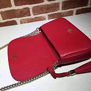 Gucci Interlocking GG Red Leather - 4