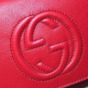 Gucci Interlocking GG Red Leather - 2