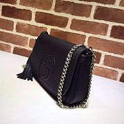 Gucci Interlocking GG Black Leather - 4