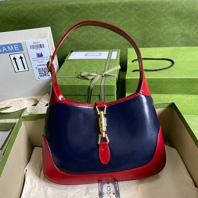 Gucci Jackie 1961 Small Hobo Blue Bag - 1