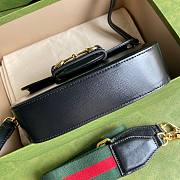 Gucci Horsebit 1955 mini black bag - 5